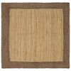 vidaXL Area Rug Grey 120 x 120 cm Jute