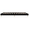 vidaXL Bed Frame without Mattress Black 180x200 cm Super King Engineered Wood