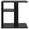 vidaXL Side Table Black 50x30x50 cm Engineered Wood