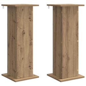 vidaXL Plant Stand 2 pcs Artisan Oak 30.5 x 30 x 80.5 cm