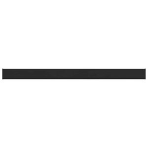 vidaXL Window Sill Black with wood grain 140 x 10 x 4.5 cm PVC