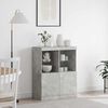 vidaXL Sideboard Concrete Grey 81x37x100 cm Engineered Wood