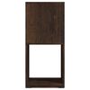 vidaXL Rotating Cabinet Smoked Oak 34.5x34.5x75.5 cm Engineered Wood