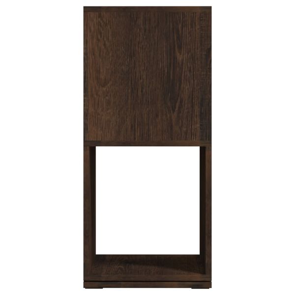 vidaXL Rotating Cabinet Smoked Oak 34.5x34.5x75.5 cm Engineered Wood