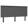 vidaXL Senior Bed without Mattress Grey 160x200 cm Solid Wood