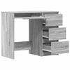 vidaXL Desk Grey Sonoma 90x45x76 cm Engineered Wood