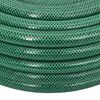 vidaXL Garden Hose with Fitting Set Green 0.75" 10 m PVC