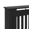 vidaXL Radiator Cover Black 152x19x81.5 cm MDF