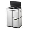 EKO Sensor Bin Mirage Plus 1x30 L + 2x15 L Matte Silver