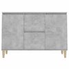 vidaXL Sideboard Concrete Grey 101x35x70 cm Engineered Wood