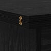 vidaXL Coffee Table Black Oak 55 x 54.5 x 45 cm Engineered wood