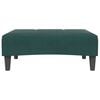 vidaXL Footstool Dark Green 77x55x31 cm Velvet