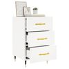 vidaXL Bedside Cabinet White 40x40x66 cm Engineered Wood