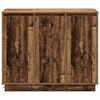 vidaXL LED Sideboard Old Wood 90 x 32 x 75 cm Engineered Wood