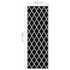 vidaXL Runner Rug BCF Black and White 100x400 cm