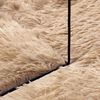 vidaXL Shaggy Rug High Pile NAVARRA Beige 120x170 cm Polyester