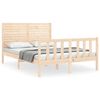 vidaXL Bed Frame without Mattress 140x200 cm Solid Wood Pine