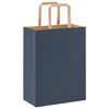 vidaXL Paper Bags 50 pcs with Handles Blue 21x11x28 cm
