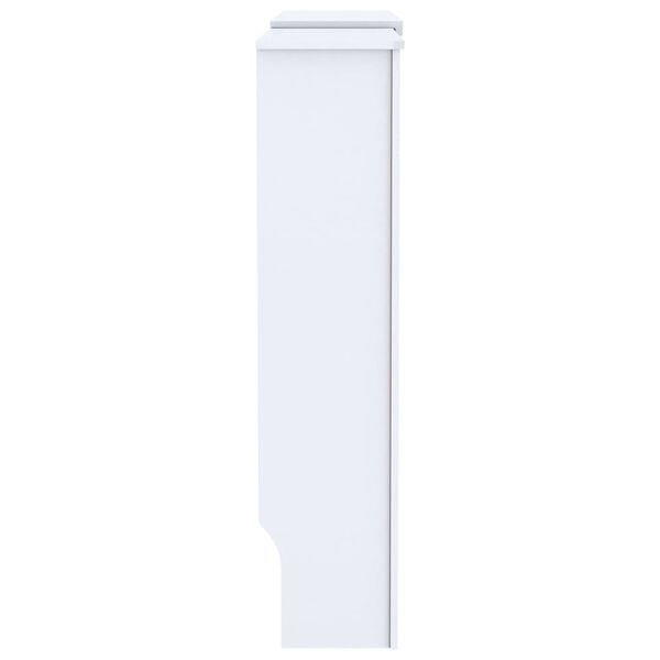 vidaXL MDF Radiator Cover White 205 cm
