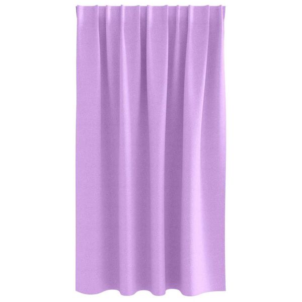 vidaXL Blackout Curtains with Rings 2 pcs Purple 140 x 140 cm