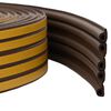 vidaXL Self-Adhesive Window Seal Brown 9 x 6 mm 50 m EPDM Foam