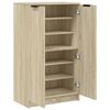 vidaXL Shoe Cabinet Sonoma Oak 59x35x100.5 cm Engineered Wood