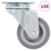 vidaXL 36 pcs Swivel Casters 50 mm