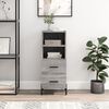 vidaXL Sideboard Grey Sonoma 34.5x34x90 cm Engineered Wood