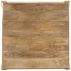 vidaXL Coffee Table 80x80x40 cm Solid Mango Wood