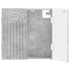 vidaXL Dartboard Cabinet ALKMAAR Concrete Grey 52.5 x 10.5 x 53.5 cm