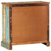vidaXL Reclaimed Cupboard Solid Wood Vintage with 2 Drawers 2 Doors
