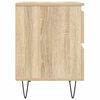 vidaXL Bedside Cabinet Sonoma Oak 40x35x50 cm Engineered Wood