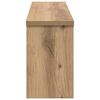 vidaXL Wall-Mounted Coat Rack with Shelf Artisan oak 75 x 16 x 26 cm