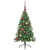 vidaXL Artificial Pre-lit Christmas Tree Green 120 cm PVC