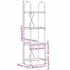 vidaXL Bookshelf Artisan Oak 40 x 30 x 146 cm Engineered wood