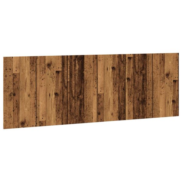 vidaXL Wall Headboard Old Wood 240x1.5x80 cm Engineered Wood