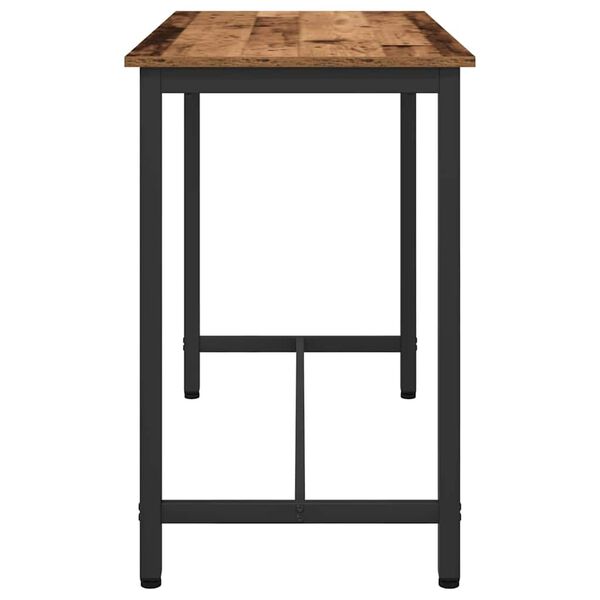 vidaXL Table Old Wood 100 x 50 x 76.5 cm Engineered Wood and Steel