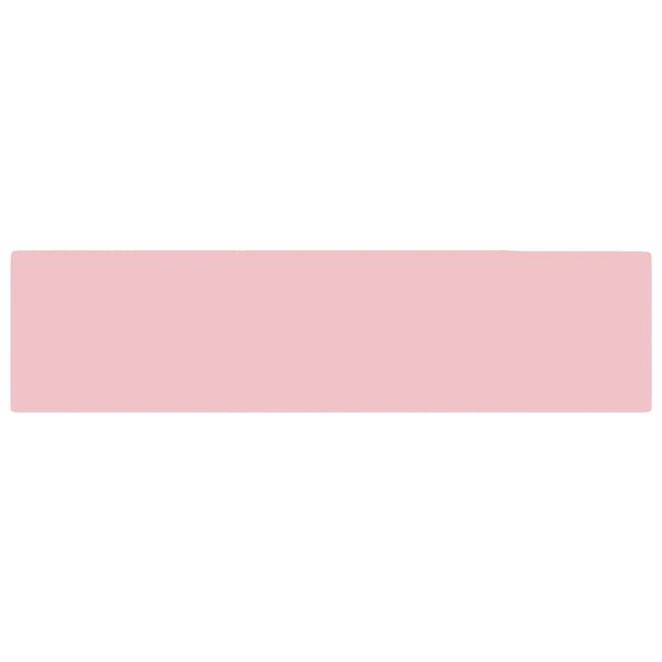 vidaXL Bathroom Sink with Overflow Ceramic Matt Pink