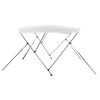 vidaXL 3 Bow Bimini Top White 183x180x137 cm