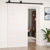 vidaXL Barn Door White 100x1.8x214 cm Solid Wood Pine