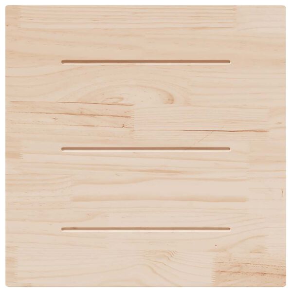 vidaXL Table Top 70x70x2.5 cm Solid Wood Pine Square