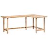 vidaXL Desk 180x120x76 cm Solid Mango Wood