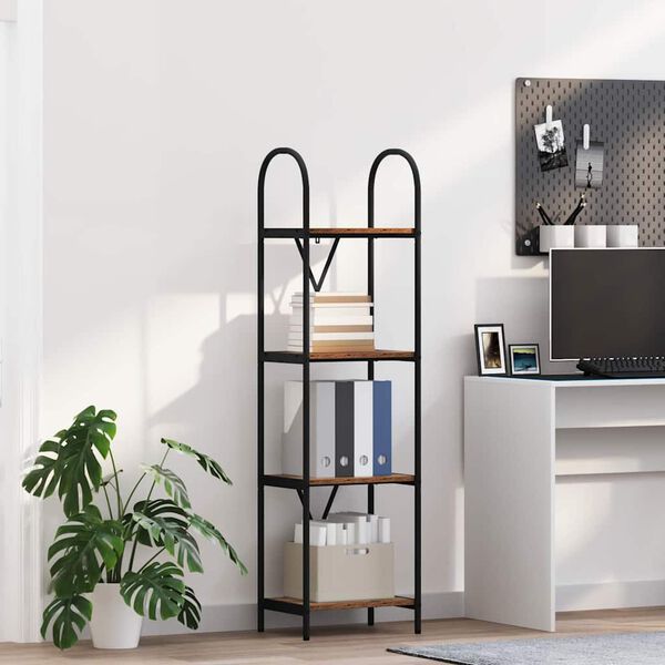 vidaXL Bookshelf Old Wood 40 x 30 x 146 cm Engineered wood