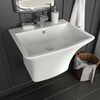 vidaXL Basin White 53 x 44 x 37 cm Glazed Ceramic