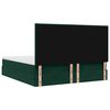 vidaXL Ottoman Bed with Mattresses Dark Green 160x200cm Velvet
