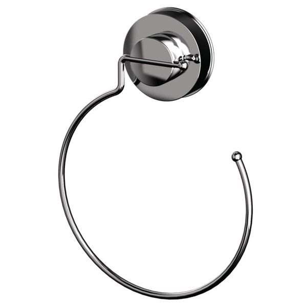 RIDDER Suction Towel Ring 3.3x15x20.3 cm Chrome