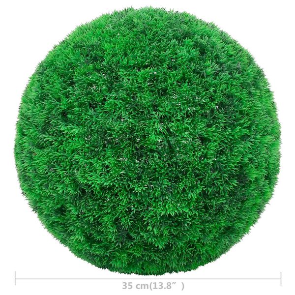 vidaXL Artificial Boxwood Balls 2 pcs 35 cm