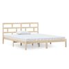 vidaXL Bed Frame without Mattress Small Double Solid Wood