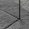 vidaXL Rug HUARTE Short Pile Soft and Washable Anthracite 240x240 cm