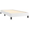 vidaXL Bed Frame without Mattress White 90x190 cm Single Single Faux Leather